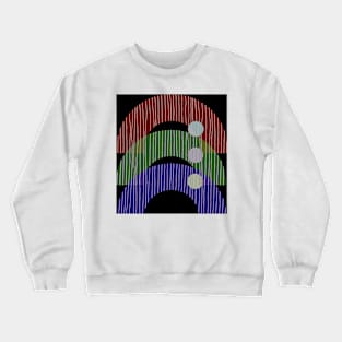 Arches Modern Abstract Art Crewneck Sweatshirt